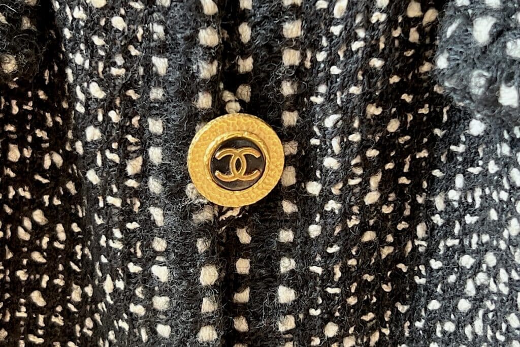 Vintage Chanel gold plated button