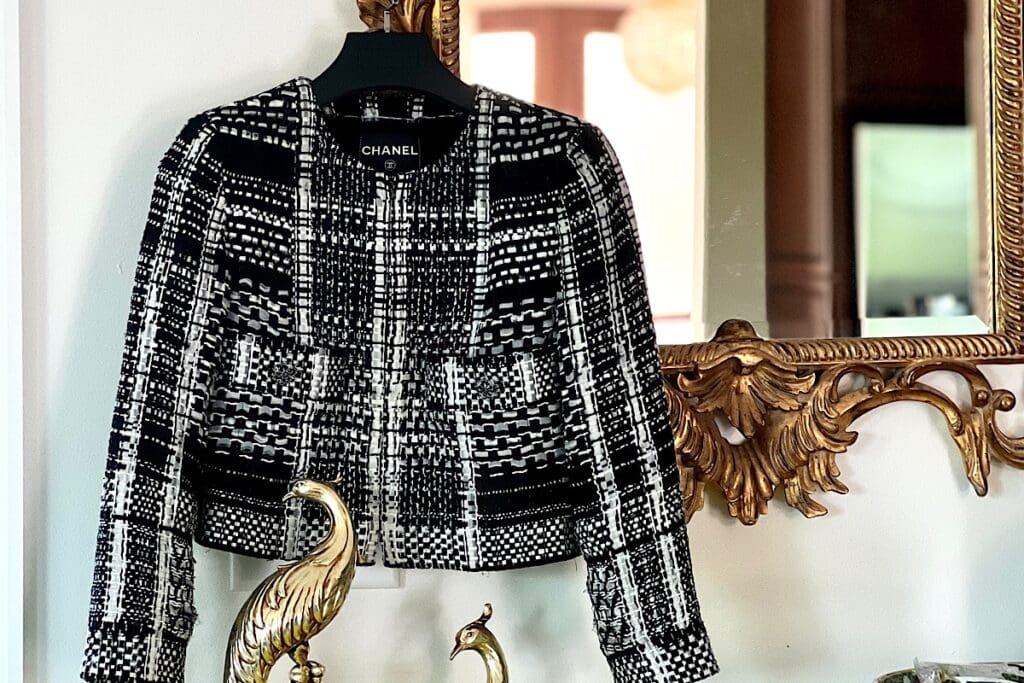 Cropped Chanel jacket