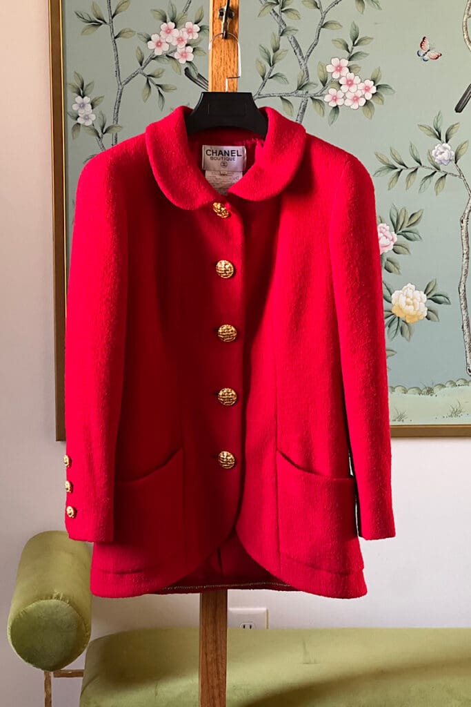 Red Chanel Jacket 